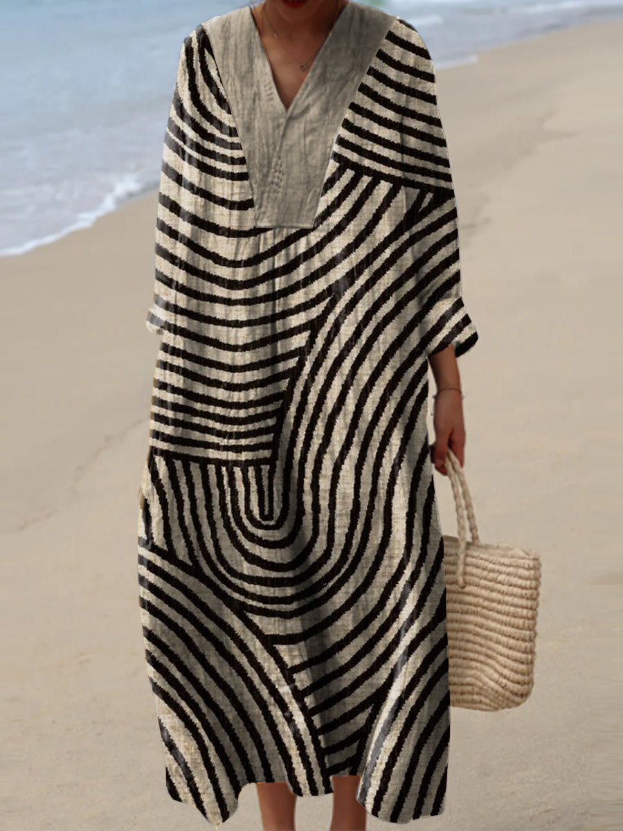 Carmen | Sand Rhythm Dress