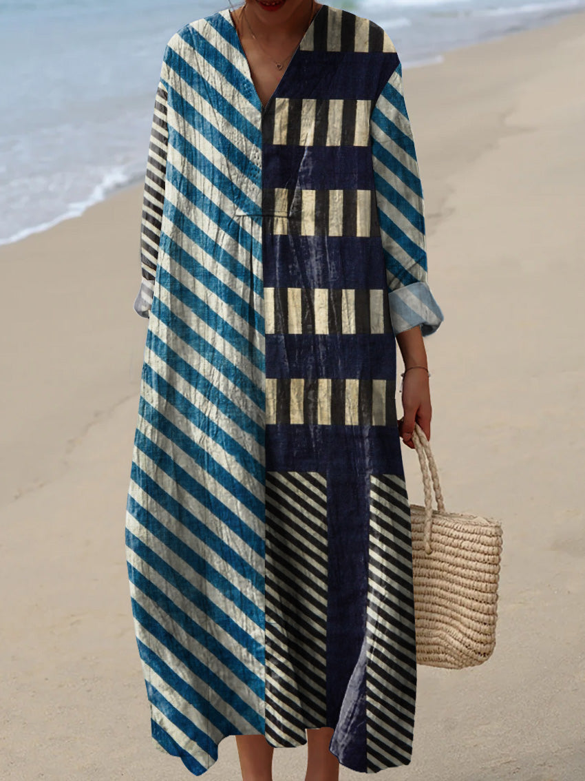 Viola | Shadow Stripe Dress